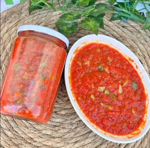 Özel Hazırlanmış Katkısız Menemen Sosu 660 gr