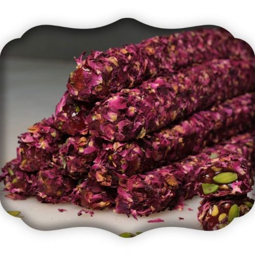 Vers Turks Fruit met echte rozenblaadjes en pistachenoten 1 500 gr